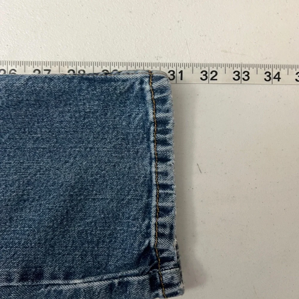 Levi Strauss 514 Straight Fit Jeans Mens‎ W32 L32 Medium Wash Denim Distressed